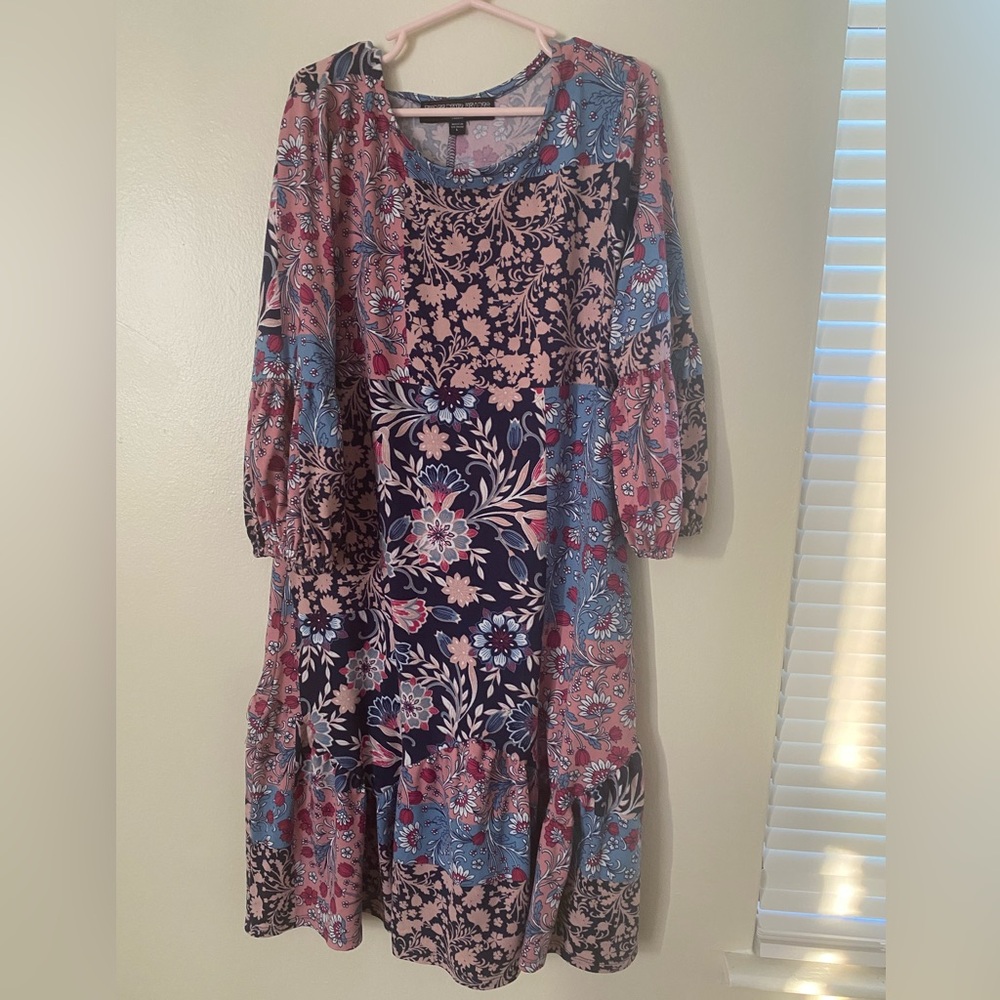 THREE PINK HEARTS - KIDS DRESS